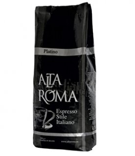 Кофе в зернах Alta Roma Platino (Альта Рома Платино), 1кг, вакуумная упаковка