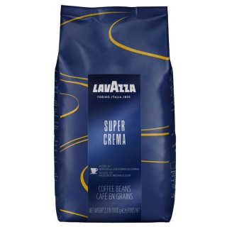 Lavazza Super Crema (Лавацца Супер Крема), кофе в зернах (1кг), вакуумная упаковка