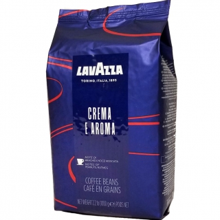Lavazza Crema e Aroma (Лавацца Крема е Арома), кофе в зернах (1кг), вакуумная упаковка