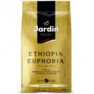 Кофе в зернах Jardin Ethiopia Euphoria (Жардин Эфиопия Эйфория), 1кг вакуумная упаковка