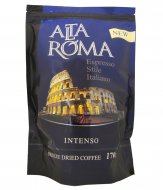 Кофе AltaRoma Intenso (Альта Рома Интенсо) 170 г, сублимированный кофе, упаковка дой-пак