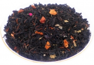 Чай черный Земляника со сливками, 500 г, фольгированный пакет, крупнолистовой ароматизированный чай, купить чай