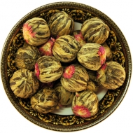 Чай связанный Жасминовый Хуа Ли Чжи, 500 г, крупнолистовой связанный чай
