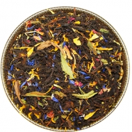 Чай Черный со стевией, 500 г, крупнолистовой ароматизированный чай