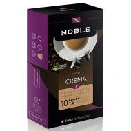 Кофе в капсулах Noble Crema (Крема), упаковка 10 капсул по 5,3 гр, для кофемашин Nespresso