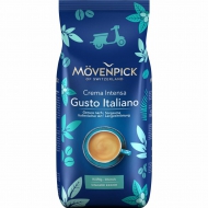 Кофе в зернах Movenpick Caffe Crema Gusto Italiano (Мовенпик Кафе Крема Густо Итальяно), 1 кг, вакуумная упаковка