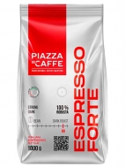 Кофе в зернах Piazza Del Caffe Espresso Forte (Пьяцца Дель Кафе Эспрессо Форте) 1 кг, пакет с клапаном