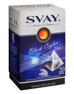 Чай Svay Black Ceylon черный цейлонский (20 пирамидок по 2,5гр. в уп.)